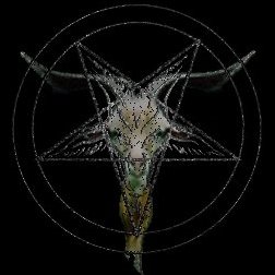 Baphomet created by "Immortal", owner and founder of the Satanic Kindred Organization.